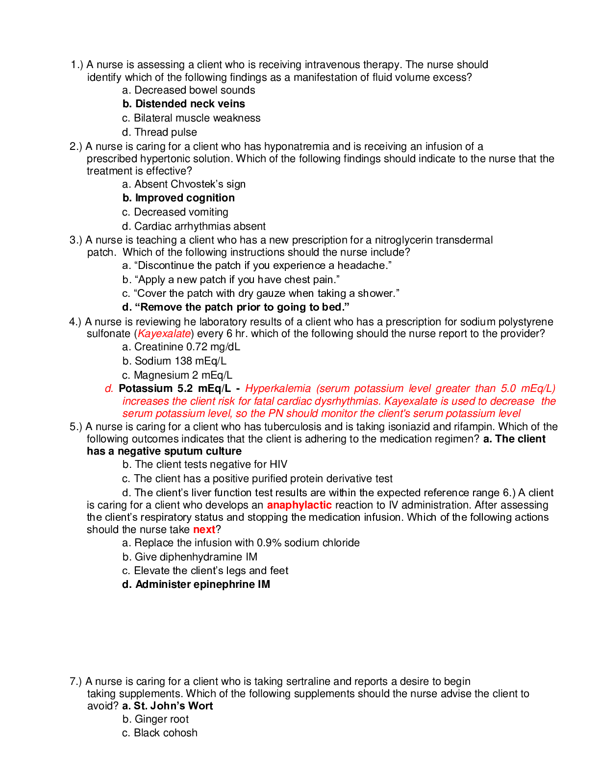 Preview image for ATI RN pharmacology 2019